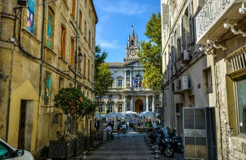 back alley in avignon france