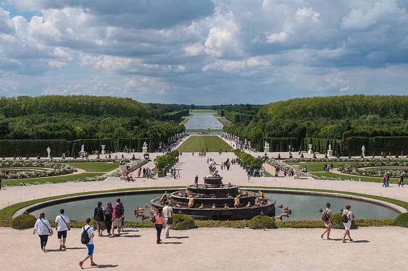 Gardens at Chateau de Versailles, France