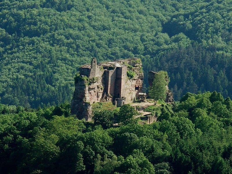 Castle of fleckenstein, alsace