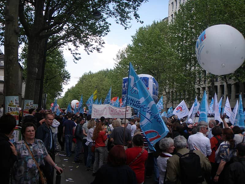 Labor Day Protest in Paris