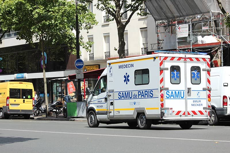 Ambulance in Paris