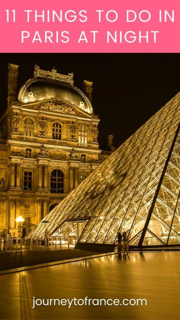 Things to do in Paris at night