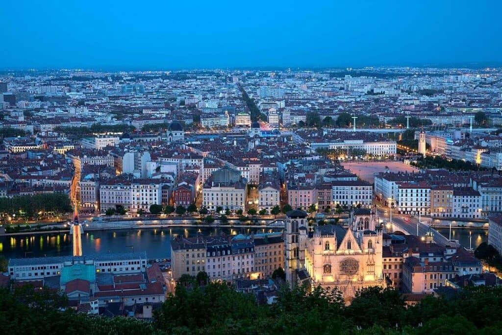 Lyon France City View