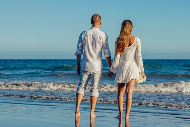 Couple at the beach