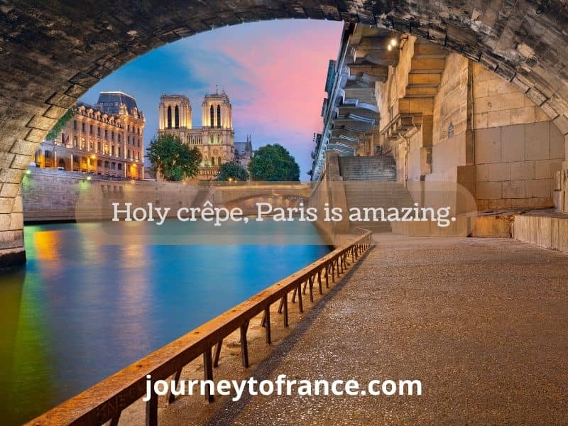 Funny Paris Captions