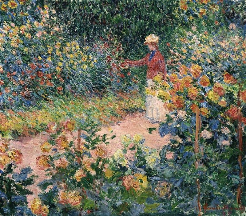 Monets Giverny garden painting