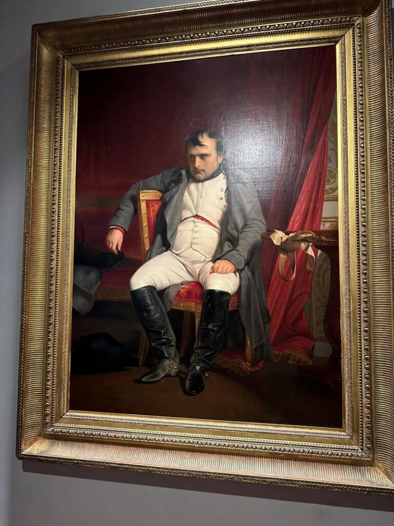 Napoleon Bonaparte’s painting after he lost the war