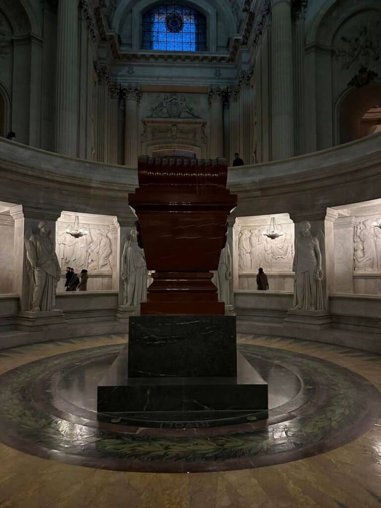 Napoleon Bonaparte’s tomb in Invalides