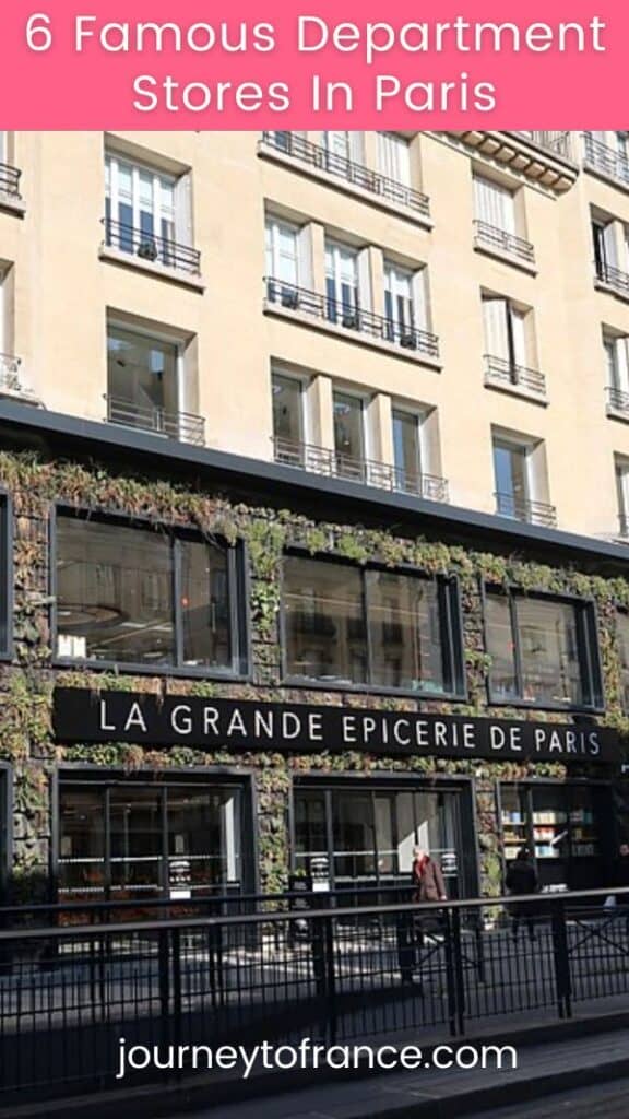 6 Famous Department Stores In Paris