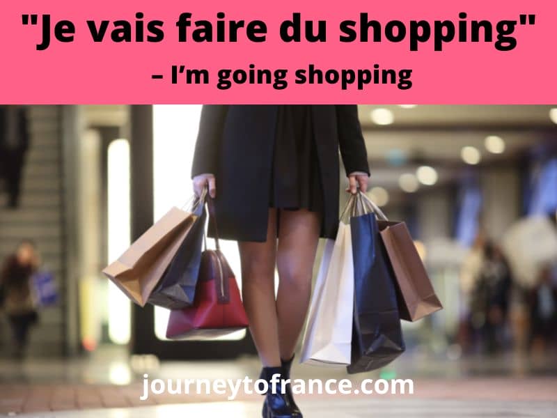 Je vais faire du shopping