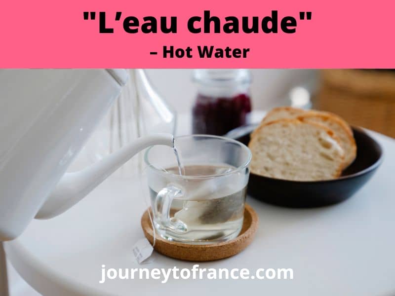 Different Types Of Water in French