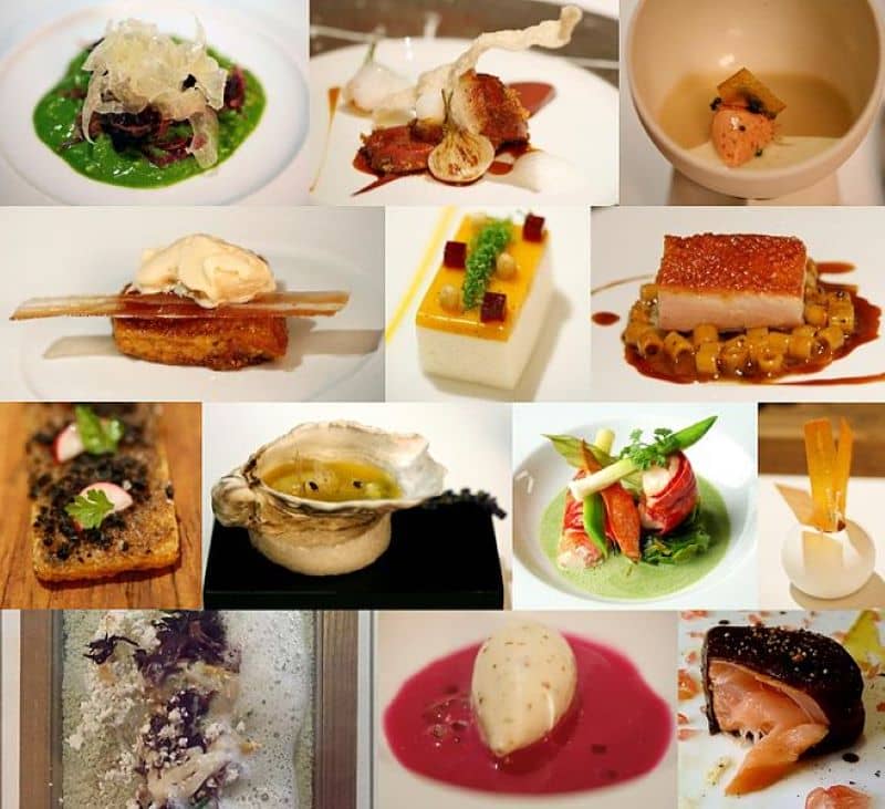 Michelin Rated Restaurant Dishes