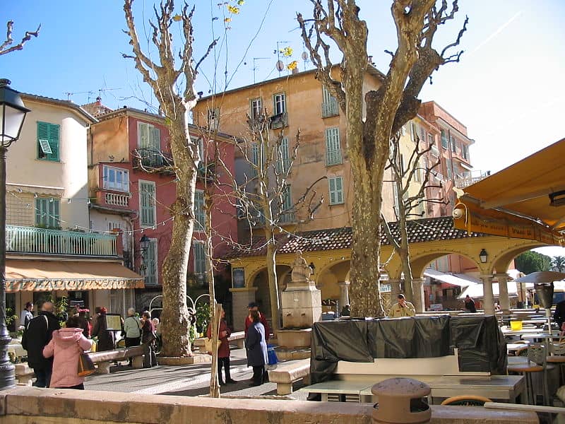 Menton streets of Old Town