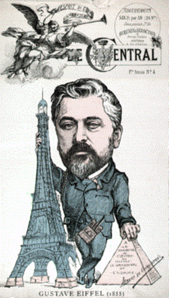 Caricature Gustave Eiffel