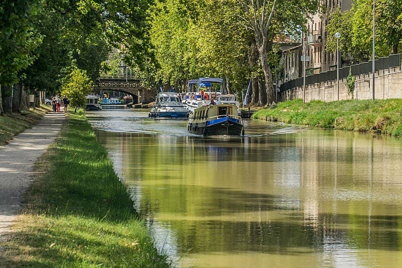 Canal du Midi cruise in Carcassonne