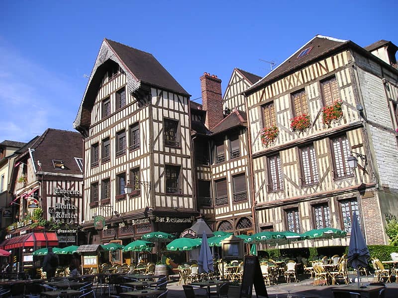 Troyes old town