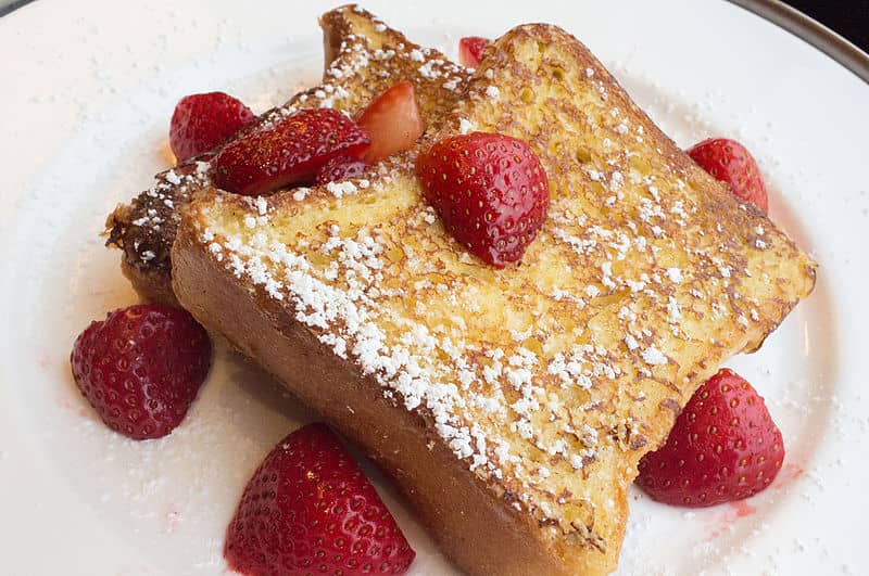 French Toast with strawberries