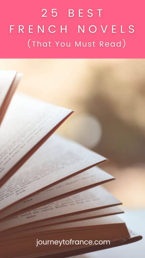 25 Best French Novels That You Must Read Journey To France