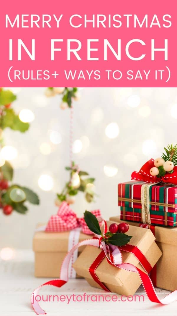 6 Ways To Say Merry Christmas In French - Journey To France