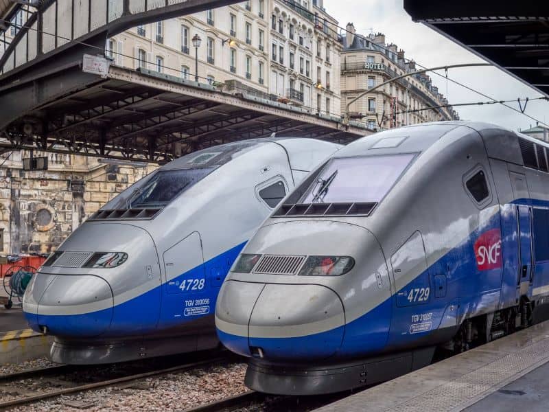 TGV Train in Paris