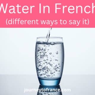 Water In French